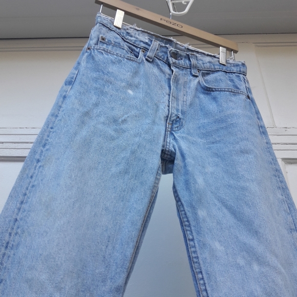 VINTAGE Levis Jeans Red Tag Cotton Frayed Edges - Picture 15 of 16